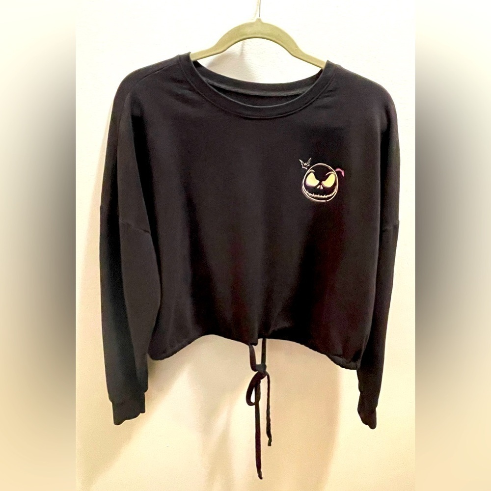 The Nightmare Before Christmas Welcome To Halloween Town Long Sleeve Shirt Sz L